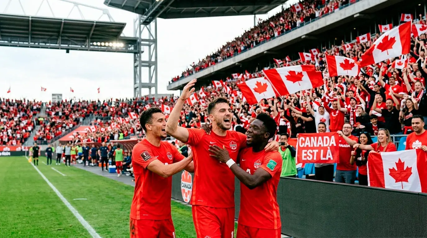 Équipe nationale du Canada lors d