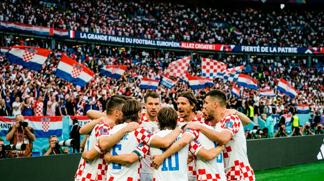Équipe nationale de Croatie avec Luka Modrić lors de la Coupe du Monde 2026