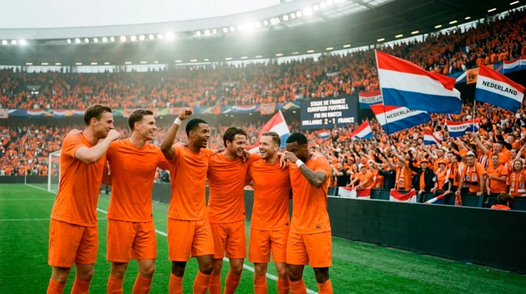 Équipe nationale des Pays-Bas en orange lors de la Coupe du Monde 2026