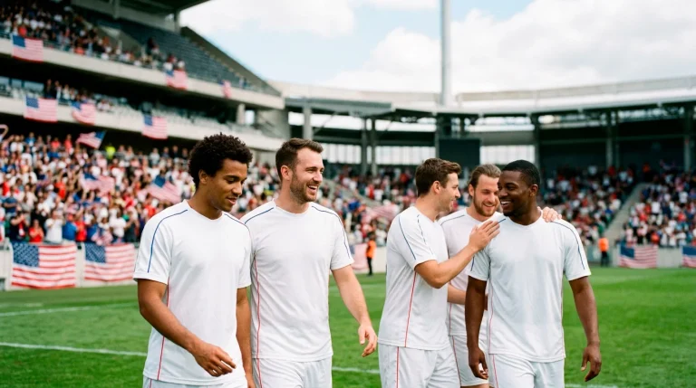 Équipe nationale des États-Unis sur le terrain lors de la Coupe du Monde 2026